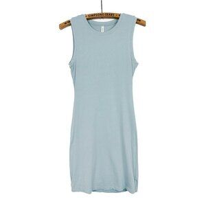 Aritzia The Group Babaton  Womens XS Baby Blue Bodycon Mini Dress Summer